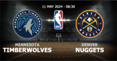 mgm789 วิเคราะห์ NBA มินเนโซตา ทิมเบอร์วูล์ฟส์ vs เดนเวอร์ นักเก็ตส์ วันเสาร์ที่ 11 พฤษภาคม 2567