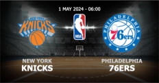 ผลบอลli วิเคราะห์ NBA นิวยอร์ก นิคส์ vs ฟิลาเดลเฟีย 76เซอร์ส วันพุธที่ 01 พฤษภาคม 2567