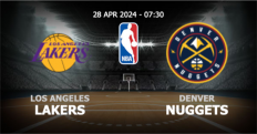 เวฟตรง วิเคราะห์ NBA แอลเอ เลเกอร์ส vs เดนเวอร์ นักเก็ตส์ วันอาทิตย์ที่ 28 เมษายน 2567